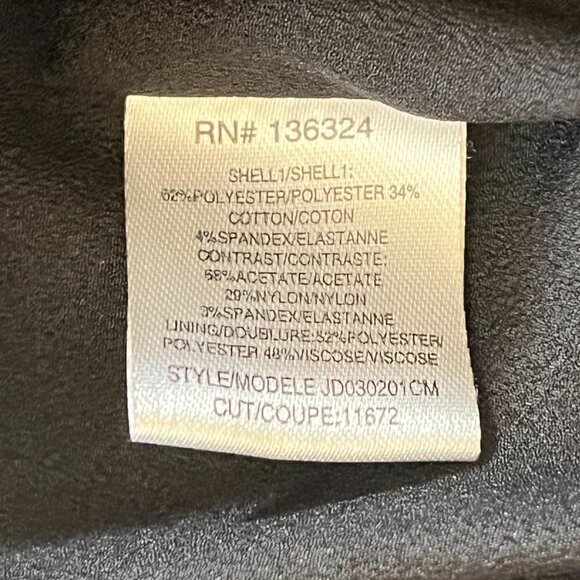 HALSTON HERITAGE 2 DOTTED JACQUARD PENCIL STRETCH SKIRT KHAKI MULTI - Picture 11 of 12